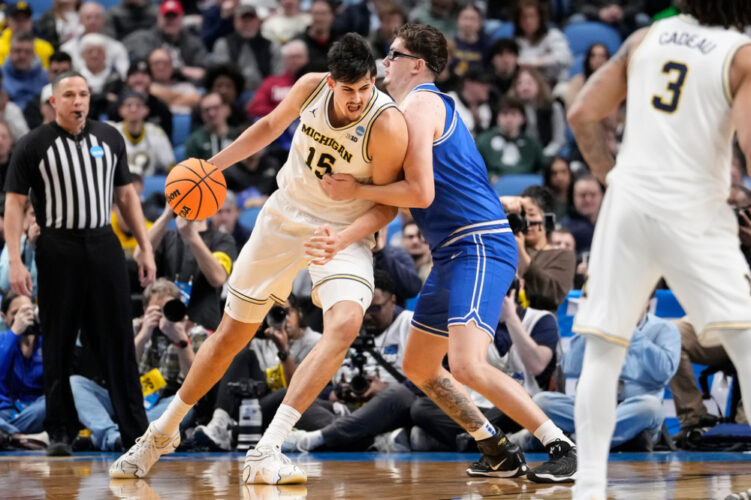 Michigan’s 7-foot-3 Mara headlines NBA draft’s big men